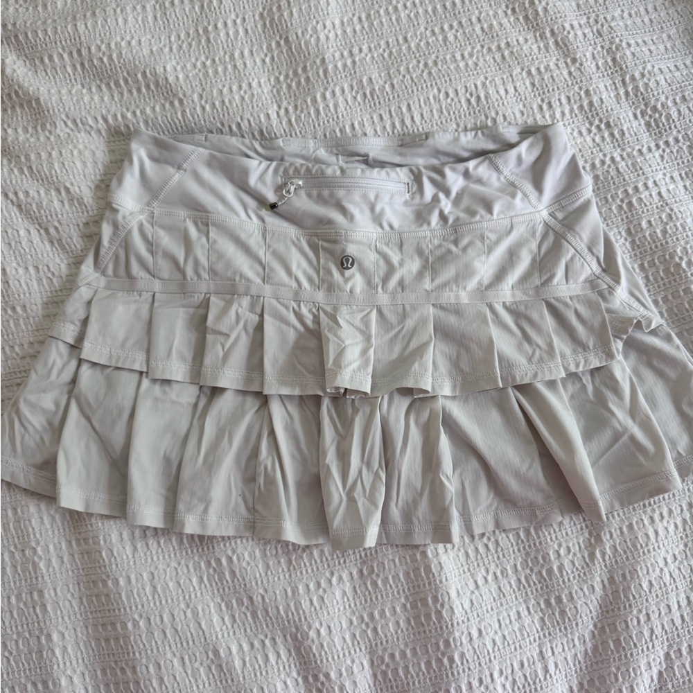 lululemon athletica White Pleated Women's Skirt